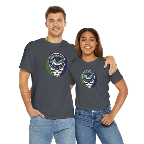 Vancouver Canucks Grateful Dead Steal Your Face T-Shirt Printify